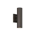 Savoy House 5-CYL-2-5CCT-BZ Kelley 2-Lights 20W Bronze Outdoor Wall Light with Integrated LED