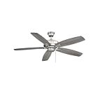 Savoy House Wind Star 52-830-5RV-187 52" Brushed Pewter 61.14W Ceiling Fan