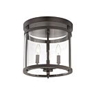 Savoy House Essentials 6-1043-3-13 Penrose 3-Lights 180W English Bronze Semi Flush Mount