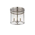 Savoy House Essentials 6-1043-3-SN Penrose 3-Lights 180W Satin Nickel Semi Flush Mount