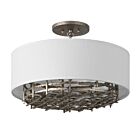 Savoy House Cameo 6-1067-4-10 4-Lights 240W Campagne Luxe Convertible Semi Flush Mount or Rod Pendant