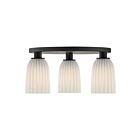 Savoy House 6-1247-3-89 Baldwin 3-Lights 60W Black Incandescent/LED Semi Flush Mount
