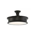 Savoy House Essentials 6-134-3-44 Watkins 3-Lights 180W Classic Bronze Semi Flush Mount