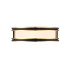 Savoy House 6-1822-4-143 Alberti 4-Lights 240W Matte Black with Warm Brass Flush Mount