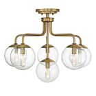 Savoy House Essentials 6-1951-6-322 Marco 6-Lights 360W Warm Brass Semi Flush Mount