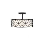 Savoy House Essentials 6-1953-4-89 Reid 4-Lights 240W Matte Black Semi Flush Mount
