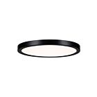 Savoy House Essentials 6-3333-12-BK 1-Light 25W Black Flush Mount