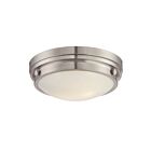 Savoy House Essentials 6-3350-14-SN Lucerne 2-Lights 120W Satin Nickel Flush Mount