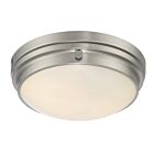 Savoy House Essentials 6-3350-14-SN Lucerne 2-Lights 120W Satin Nickel Flush Mount