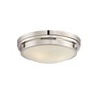 Savoy House Essentials 6-3350-16-109 Lucerne 3-Lights 180W Polished Nickel Flush Mount