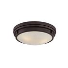 Savoy House Essentials 6-3350-16-13 Lucerne 3-Lights 180W English Bronze Flush Mount