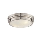 Savoy House Essentials 6-3350-16-SN Lucerne 3-Lights 180W Satin Nickel Flush Mount