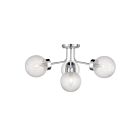 Savoy House 6-3364-4-11 Coral 4-Lights 60W Chrome/Polished Nickel Incandescent/LED Semi Flush Mount