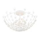 Savoy House 6-4198-3-83 Birch 3-Lights 180W Bisque White Semi Flush Mount