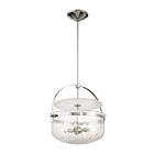 Savoy House 6-4723-4-11 Denmar 4-Lights 240W Polished Chrome Convertible Semi-Flush Mount or Pendant