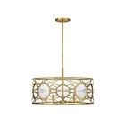 Savoy House 6-5065-5-322 5-Lights 300W Warm Brass Pendant