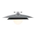 Savoy House 6-5564-1-11 1-Light 60W Chrome Semi Flush Mount