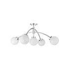 Savoy House 6-6199-5-11 5-Lights 17.5W Chrome Semi Flush Mount