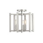 Savoy House Essentials 6-7702-3-SN Benson 3-Lights 180W Satin Nickel Semi Flush Mount