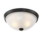 Savoy House Essentials 6-780-11-13 2-Lights 80W English Bronze Flush Mount