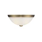 Savoy House Essentials 6-780-11-322 2-Lights 80W Warm Brass Flush Mount
