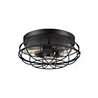 Savoy House 6-8074-15-13 Scout 3-Lights 180W English Bronze Flush Mount