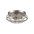 Savoy House 6-8074-15-SN Scout 3-Lights 180W Satin Nickel Flush Mount