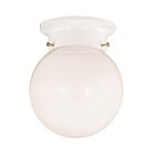 Savoy House 6-904-5-WHT 1-Lights 60W White Flush Mount