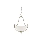Savoy House Essentials Herndon 7-1004-3-SN 3-Lights 180W Satin Nickel Pendant