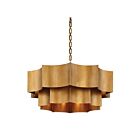 Savoy House Shelby 7-101-6-54 6-Lights 360W Gold Patina Pendant