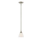Savoy House Essentials Herndon 7-1010-1-SN 1-Lights 60W Satin Nickel Mini Pendant