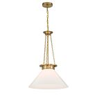 Savoy House Myers 7-1011-1-322 1-Light 60W Warm Brass Pendant
