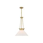 Savoy House Myers 7-1011-1-322 1-Light 60W Warm Brass Pendant