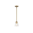 Savoy House Essentials Calhoun 7-1026-1-322 1-Lights 60W Warm Brass Mini Pendant