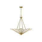 Savoy House 7-1038-4-322 4-Lights 240W Warm Brass Pendant