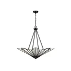 Savoy House 7-1038-4-89 4-Lights 240W Matte Black Pendant