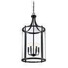 Savoy House Essentials Penrose 7-1041-6-BK 6-Lights 360W Black Pendant