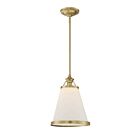Savoy House Essentials Ashmont 7-130-1-63 1-Lights 60W Warm Brass Lustre Pendant