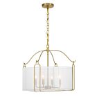 Savoy House 7-1693-4-322 4-Lights 240W Warm Brass Pendant