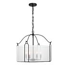 Savoy House 7-1693-4-89 4-Lights 240W Matte Black Pendant