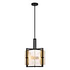 Savoy House Hayward 7-1699-3-143 3-Lights 180W Matte Black with Warm Brass Accents Pendant