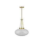 Savoy House 7-1740-1-322 1-Light 60W Warm Brass Pendant
