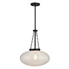 Savoy House 7-1740-1-89 1-Light 60W Matte Black Pendant