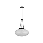 Savoy House 7-1740-1-89 1-Light 60W Matte Black Pendant