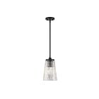 Savoy House Essentials Chantilly 7-1742-1-89 1-Lights 60W Matte Black Pendant