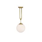 Savoy House Essentials Becker 7-180-1-322 1-Lights 60W Warm Brass Pendant