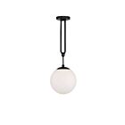 Savoy House Essentials Becker 7-180-1-89 1-Lights 60W Matte Black Pendant