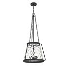 Savoy House Essentials Crawford 7-1804-4-89 4-Lights 240W Matte Black Pendant
