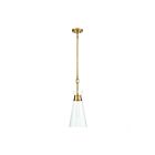 Savoy House Essentials Lakewood 7-1831-1-322 1-Lights 60W Warm Brass Pendant