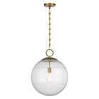 Savoy House 7-1840-1-322 1-Light 60W Warm Brass Pendant